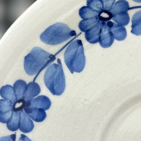 Wloclawek Fajans Hand Painted Cup and Saucer - Picture 7 of 7